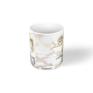 Monatstasse | Kaffeetasse Tasse Geburtstag Januar bis Dezember | Die größten Chiller (Faultier) inkl. Geschenkkarte Sunnywall