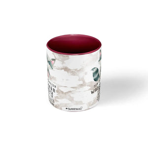 Monatstasse | Kaffeetasse Tasse Geburtstag Januar bis Dezember | Waschbär Bauch Geburtstagstasse inkl. Geschenkkarte Sunnywall