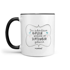Monatstasse | Kaffeetasse Tasse Geburtstag | Die schärfsten Hipster werden im Januar bis Dezember Sunnywall