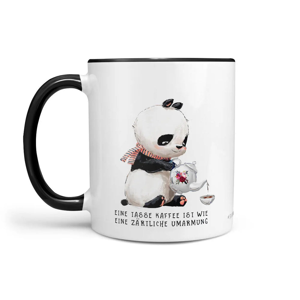 Panda - Eine Tasse Kaffee ist wie eine zärtliche Umarmung Sunnywall