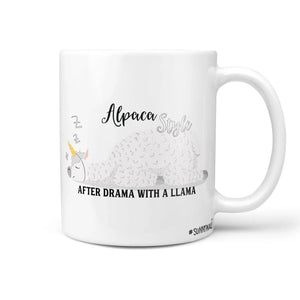 Spruch Tasse | Kaffeetasse - After Drama with Llama Sunnywall
