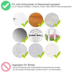 Wandtattoo Spruch - Lachen ist die schönste Sprache der Welt | Inspirierender Wandaufkleber Wandspruch - Sunnywall - Individualität trifft Design
