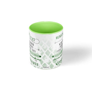 Tasse GRÜN - Kaffeebecher Lieblingstasse Geburtstags-Tasse - individuell personalisiert (Kopie) Sunnywall