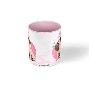 Tasse Spruch | Kaffeetasse Mops Hund - Hello Summer Schmetterling Sunnywall