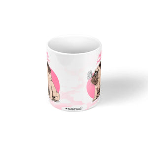 Tasse Spruch | Kaffeetasse Mops Hund - Hello Summer Schmetterling Sunnywall
