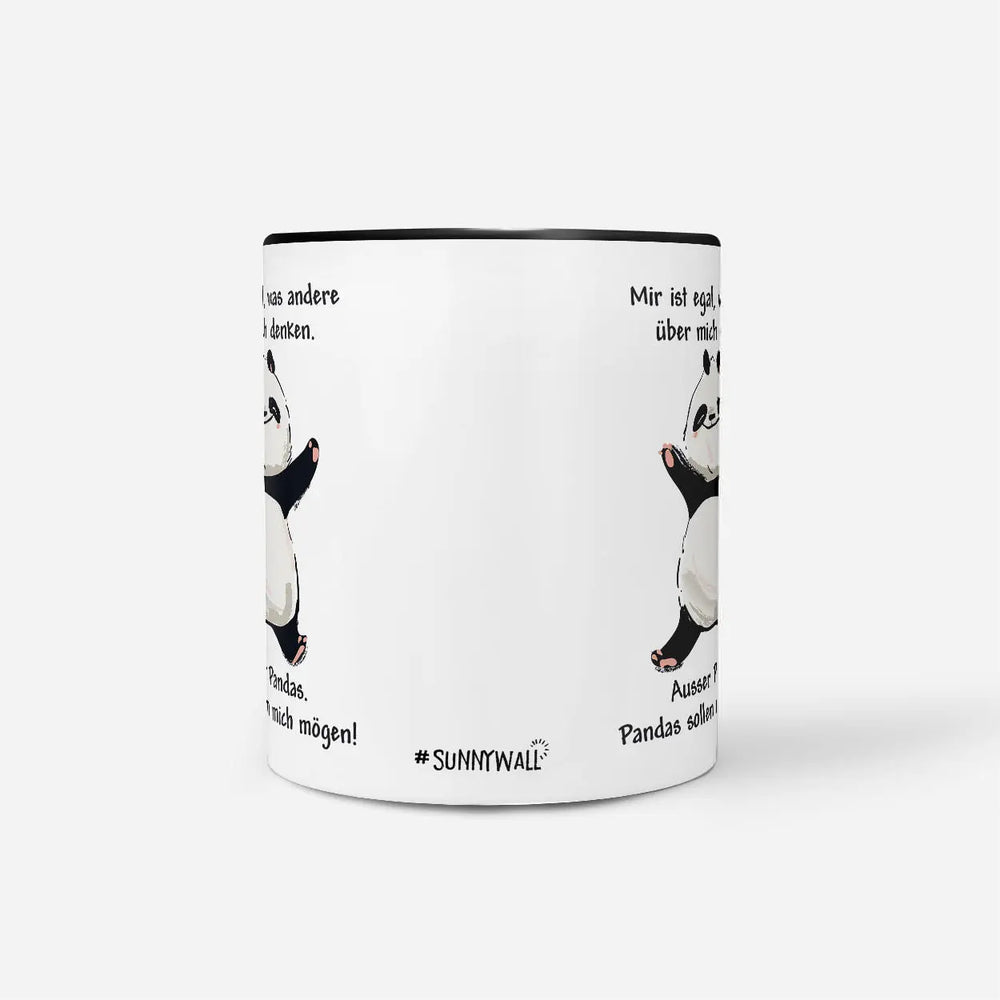 Tasse Spruch | Kaffeetasse - Panda - Mir ist egal Sunnywall