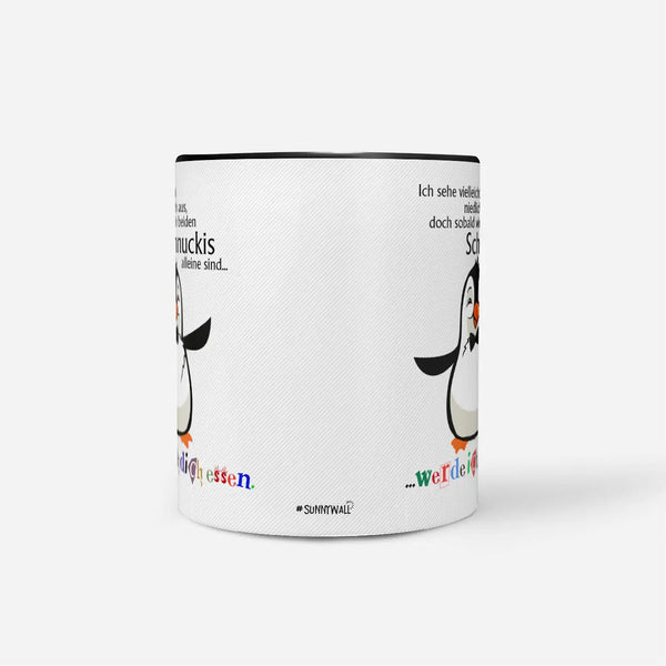 Tasse Spruch | Kaffeetasse - Pinguin - Ich werde dich essen Sunnywall