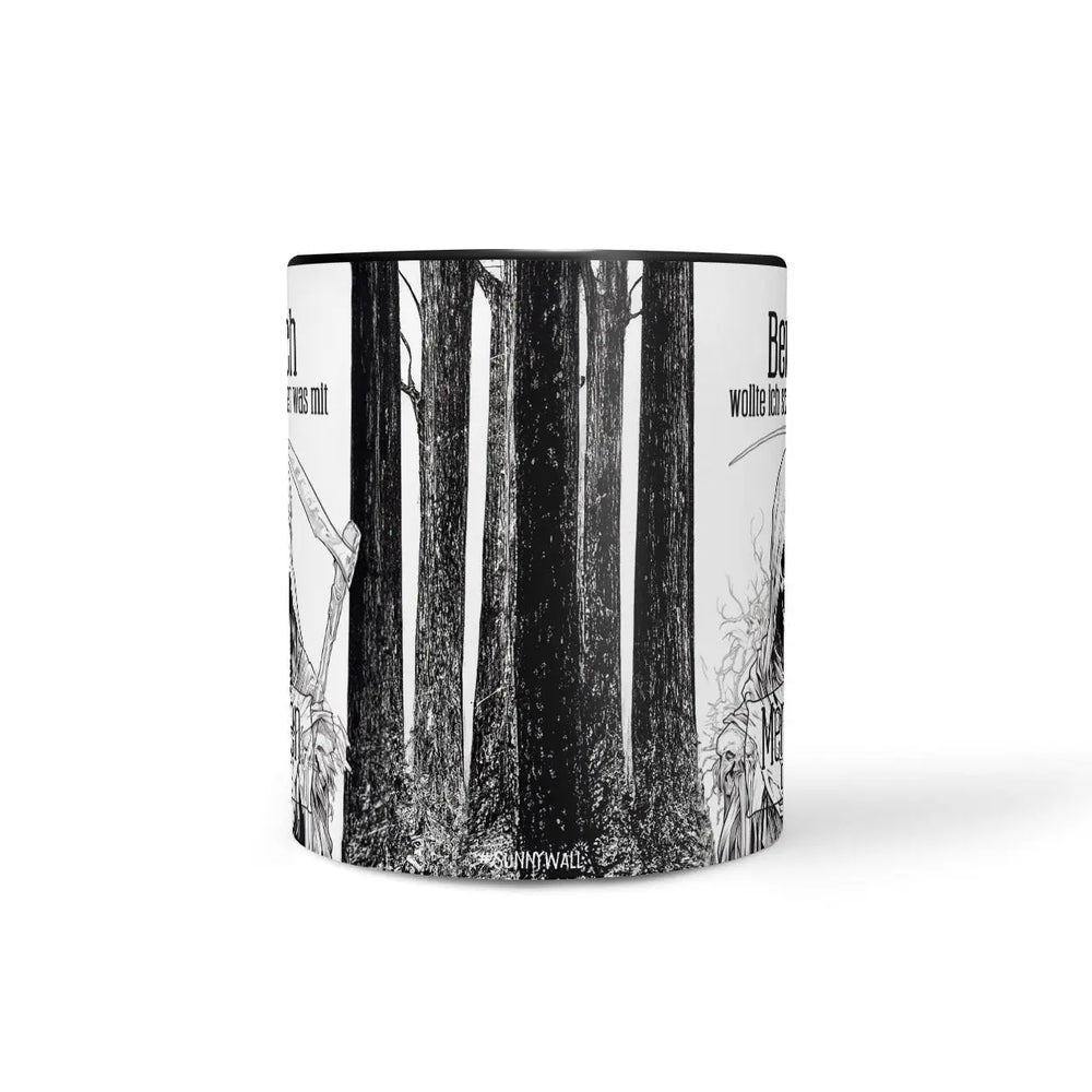 Tasse Spruch | Kaffeetasse | Beruflich wollte ich schon immer was mit Menschen machen | Statement Sunnywall