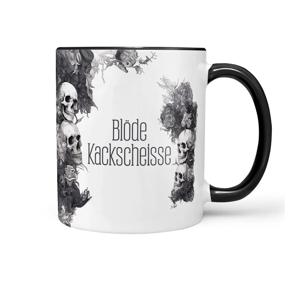 Tasse Spruch | Kaffeetasse | Blöde Kackscheisse | Statement Sunnywall