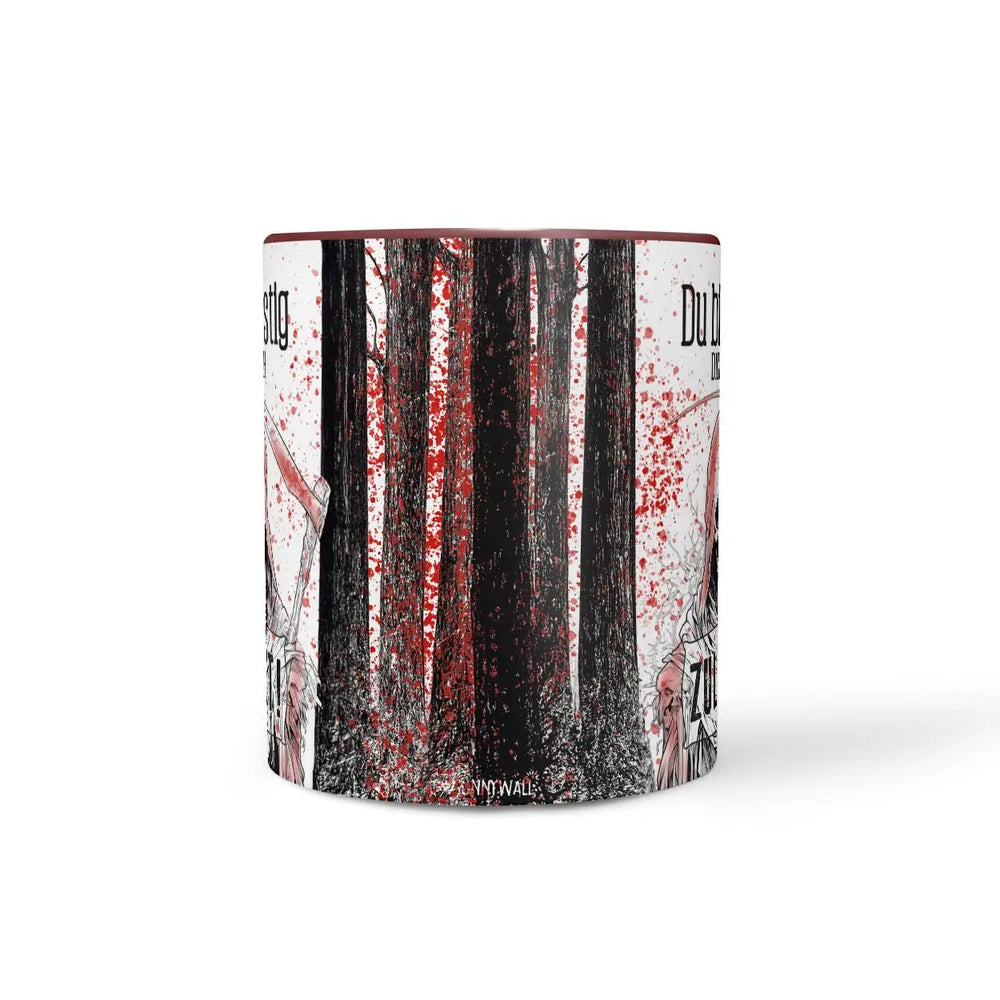 Tasse Spruch | Kaffeetasse | Du bist lustig - dich töte ich zuletzt | Statement Sunnywall