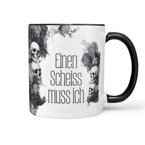 Tasse Spruch | Kaffeetasse | Einen Scheiss muss ich | Statement Sunnywall