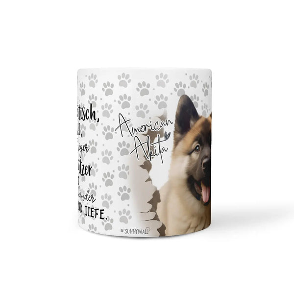 Tasse | American Akita | Majestätisch Loyal | Hunderassen Kollektion Sunnywall