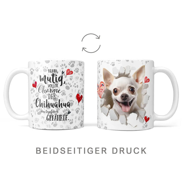 Tasse | Chihuahua | weisses Fell | Hunderassen Kollektion Sunnywall
