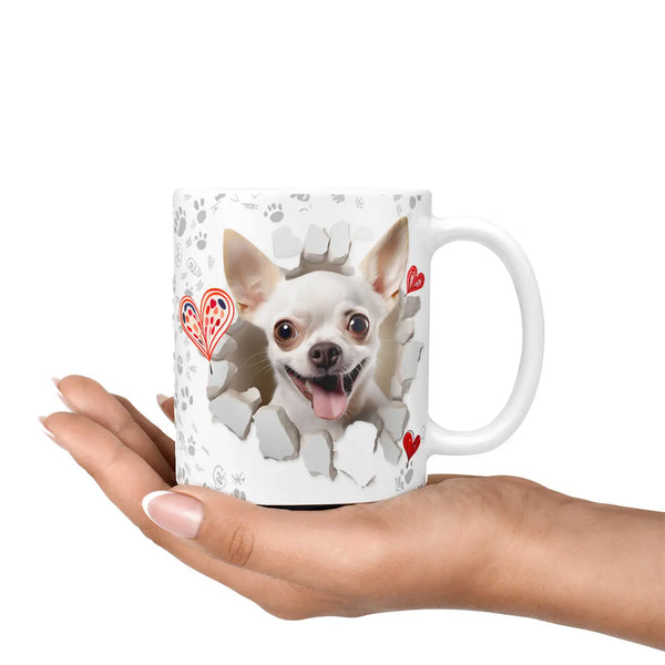 Tasse | Chihuahua | weisses Fell | Hunderassen Kollektion Sunnywall