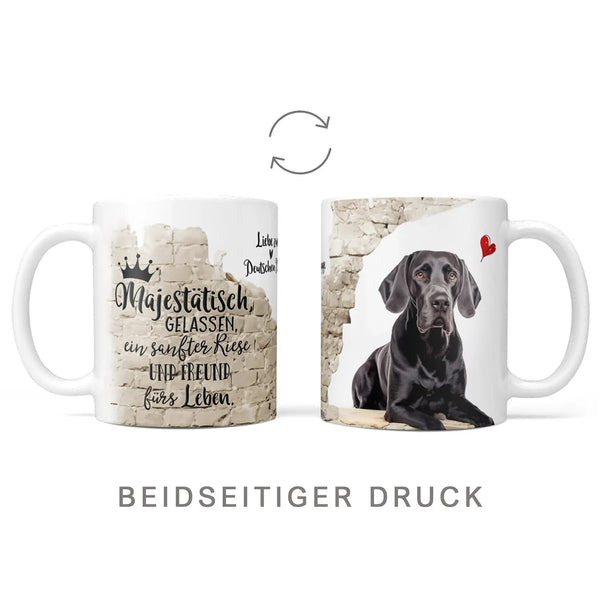 Tasse | Deutsche Dogge | dunkles Fell | Hunderassen Kollektion Sunnywall