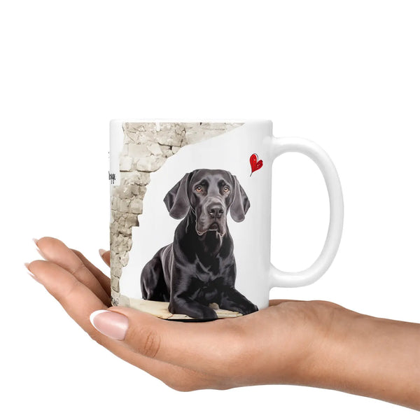 Tasse | Deutsche Dogge | dunkles Fell | Hunderassen Kollektion Sunnywall