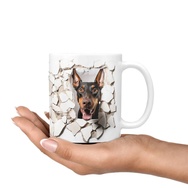 Tasse | Dobermann | Leg dich niemals mit meinen Leuten an | Hunderassen Kollektion Sunnywall