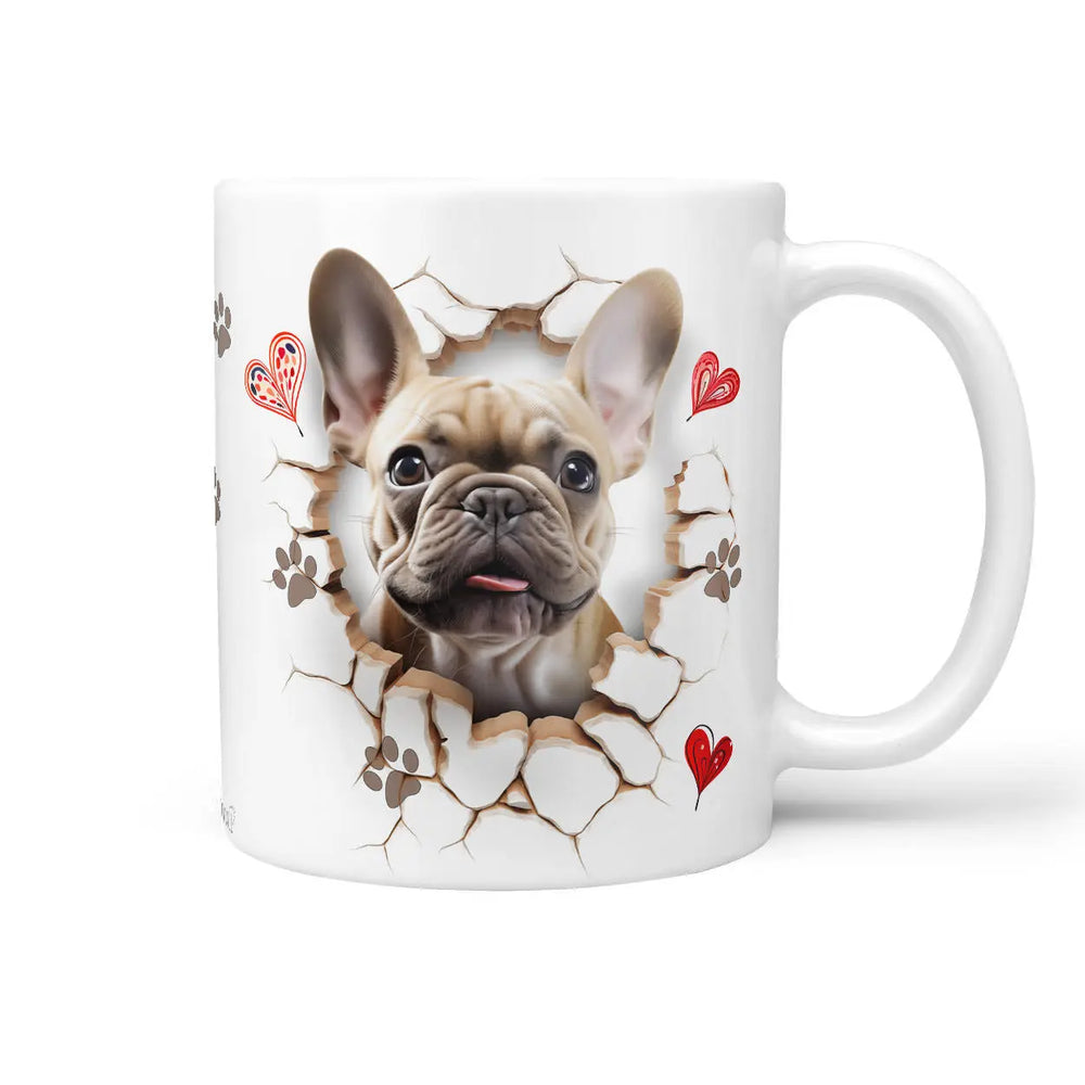 Tasse | Französische Bulldogge | helles Fell | Hunderassen Kollektion Sunnywall