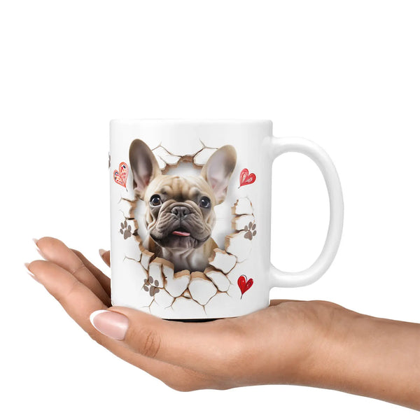 Tasse | Französische Bulldogge | helles Fell | Hunderassen Kollektion Sunnywall