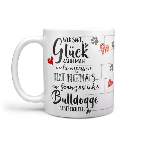 Tasse | Französische Bulldogge | schwarzes Fell | Hunderassen Kollektion Sunnywall