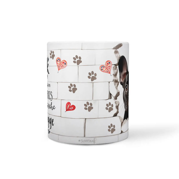 Tasse | Französische Bulldogge | schwarzes Fell | Hunderassen Kollektion Sunnywall