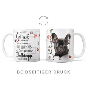 Tasse | Französische Bulldogge | schwarzes Fell | Hunderassen Kollektion Sunnywall
