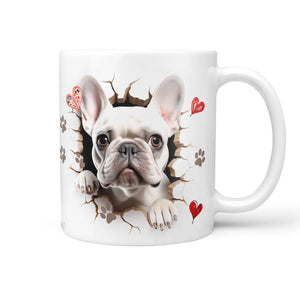 Tasse | Französische Bulldogge | weisses Fell | Hunderassen Kollektion Sunnywall
