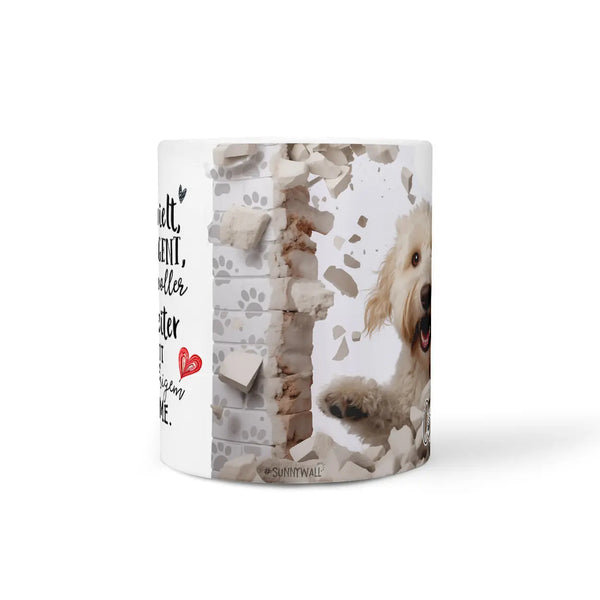 Tasse | Goldendoodle | weisses Fell | Verspielt & Intelligent | Hunderassen Kollektion Sunnywall