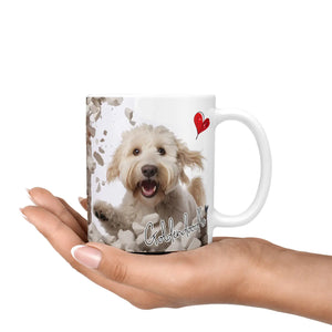 Tasse | Goldendoodle | weisses Fell | Verspielt & Intelligent | Hunderassen Kollektion Sunnywall