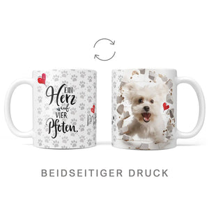 Tasse | Malteser | Ein Herz auf vier Pfoten | Hunderassen Kollektion Sunnywall