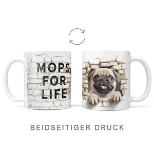 Tasse | Mops for Life | Mops | Hunderassen Kollektion Sunnywall