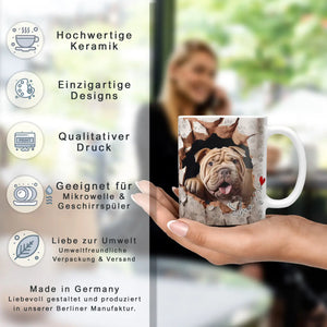 Tasse | Shar Pei | Hüter mit faltigem Charme | Hunderassen Kollektion Sunnywall