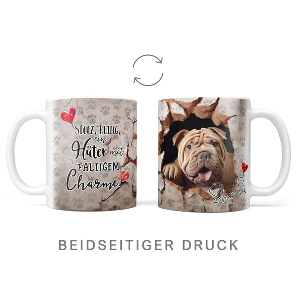 Tasse | Shar Pei | Hüter mit faltigem Charme | Hunderassen Kollektion Sunnywall