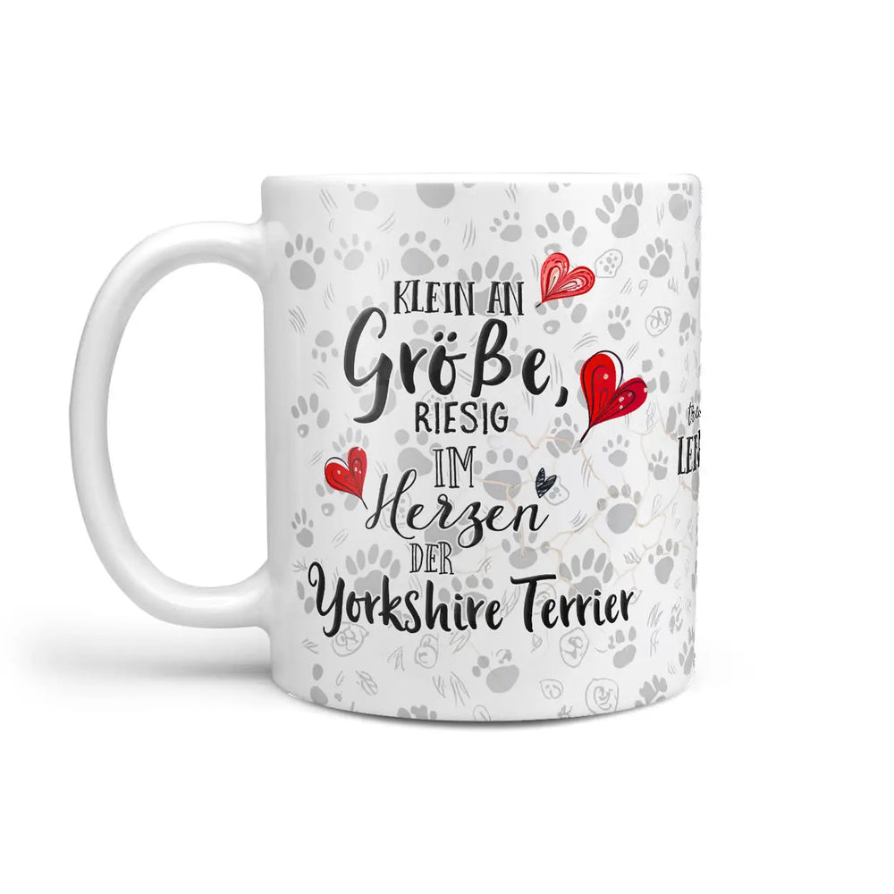 Tasse | Yorkshire Terrier | Wandbruch | Hunderassen Kollektion Sunnywall