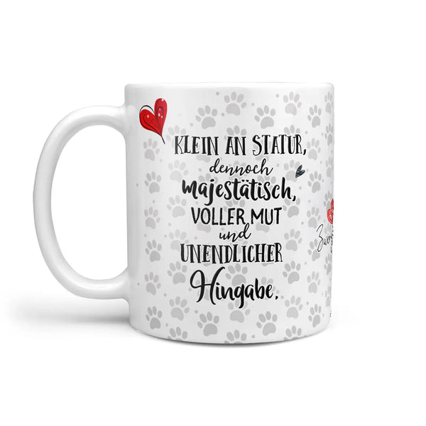 Tasse | Zwergspitz | Klein... doch voller Mut | Hunderassen Kollektion Sunnywall