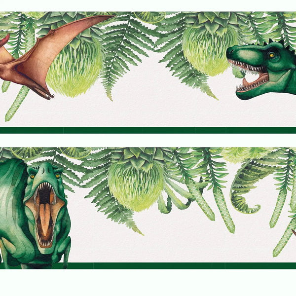 Wandbordüre Bordüre -Dinosaurier T-Rex Sunnywall