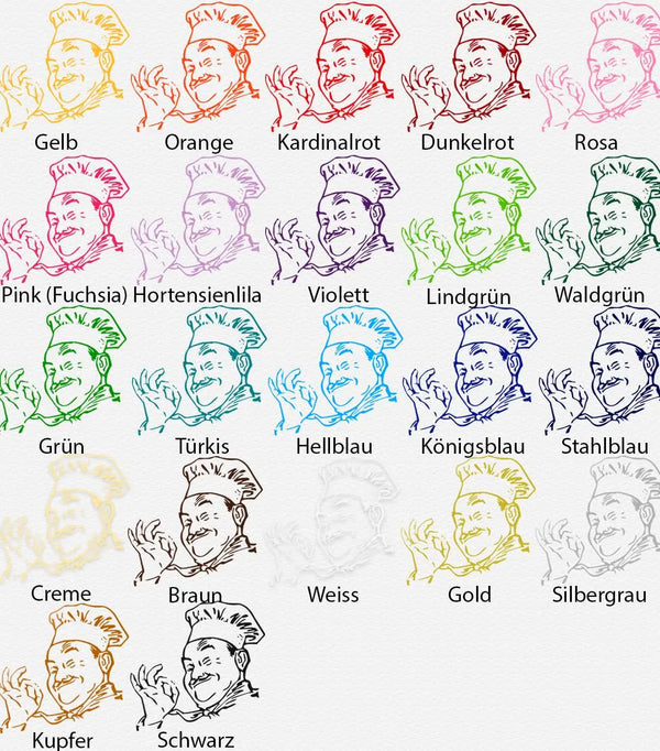 Wandtattoo - Gourmet Koch Küchenchef Saucier | Küche Sunnywall