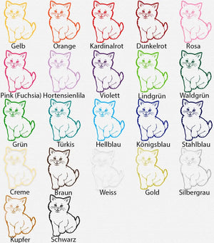 Wandtattoo Kätzchen Katze Cat süß sweet Animal Sunnywall