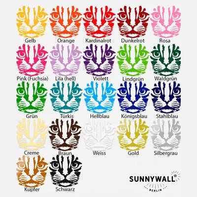 Wandtattoo Katze Auge Haustier Caty Eyes Sticker Sunnywall