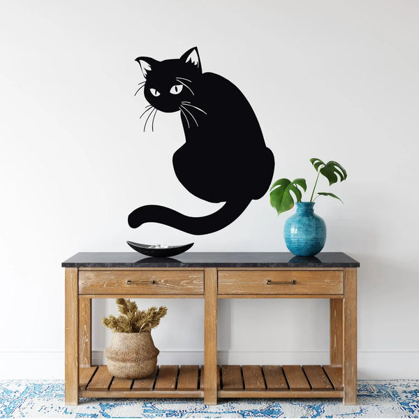 Wandtattoo Katze Cat Kater Tier süß sweet Sunnywall