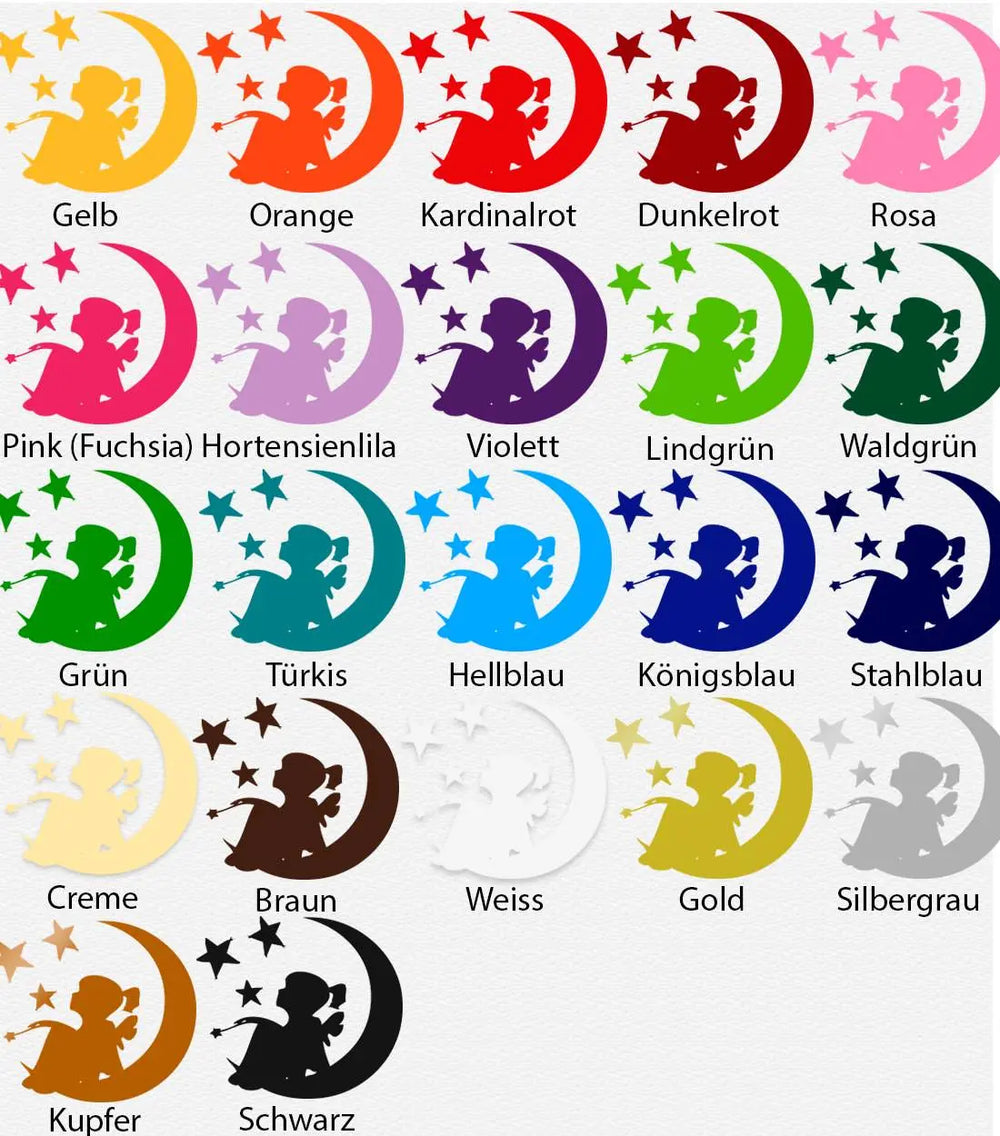 Wandtattoo Märchen Mondkind Moon Child Sunnywall