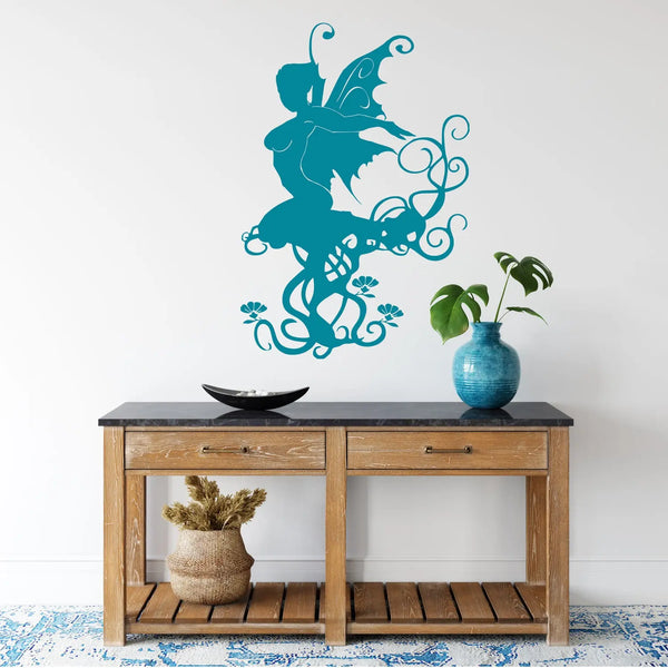 Wandtattoo Sunny Fee - Elfe - elegante Fee als Wandaufkleber Sunnywall