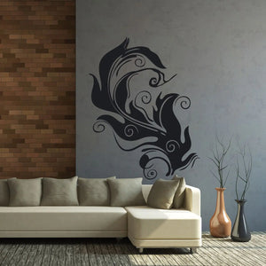 Wandtattoo | Blatt Feder | Modern Art Sunnywall