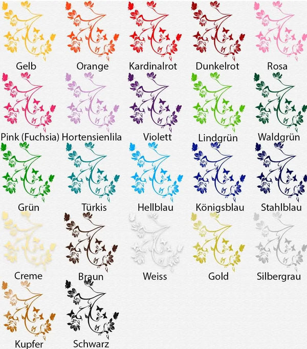Wandtattoo | Magnolie Magnolienbaum mit Schmetterlingen | Blume Floral Sunnywall