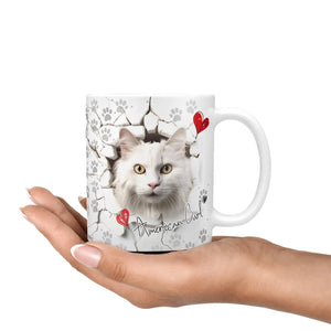 American Curl Tasse – Elegante Katzenmotiv-Tasse für Katzenliebhaber - Sunnywall - Individualität trifft Design