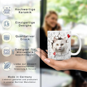 American Curl Tasse – Elegante Katzenmotiv-Tasse für Katzenliebhaber - Sunnywall - Individualität trifft Design