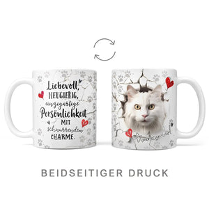 American Curl Tasse – Elegante Katzenmotiv-Tasse für Katzenliebhaber - Sunnywall - Individualität trifft Design