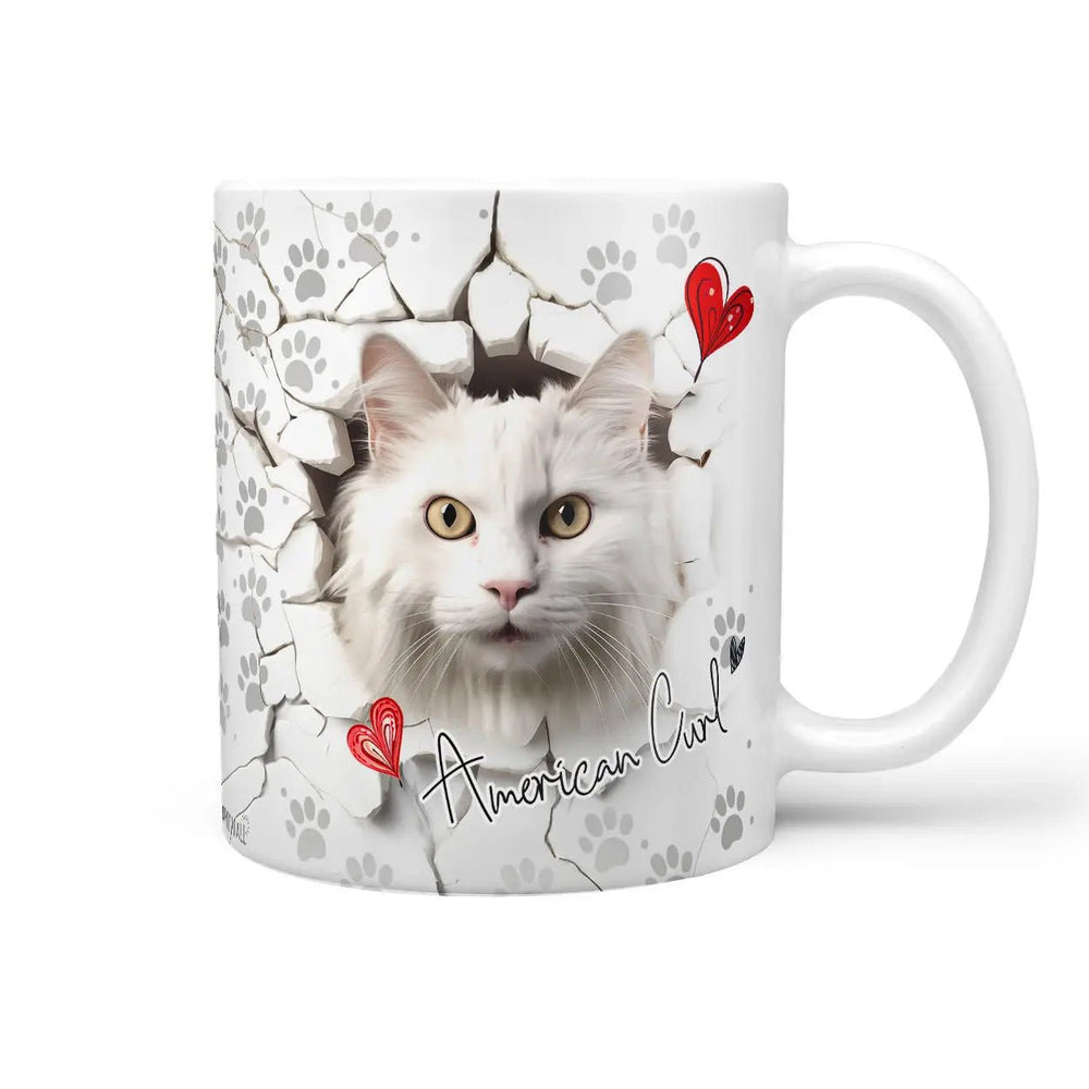 American Curl Tasse – Elegante Katzenmotiv-Tasse für Katzenliebhaber - Sunnywall - Individualität trifft Design