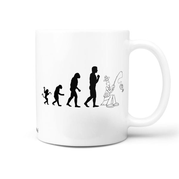 🎁 Angel Evolution Tasse – Lustiges Geschenk für Angler und Fischer (100% off) - Sunnywall - Individualität trifft Design