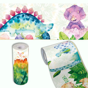 Dinosaurier Dino Kids Bordüre Wandbordüre - Sunnywall - Individualität trifft Design